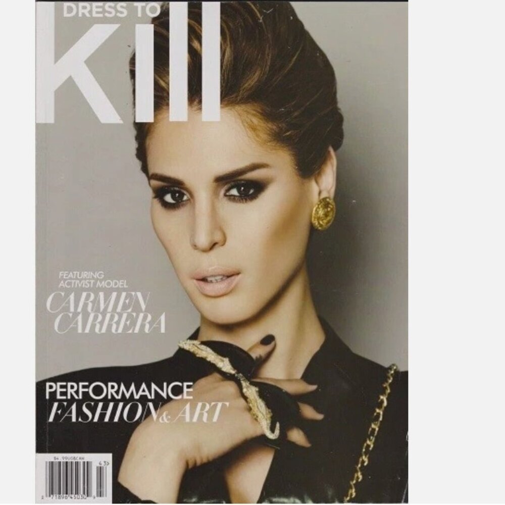 Carmen Carrera DRESS TO KILL magazine Canada 2014 ZOE DUCHESNE Magdalena Jasek